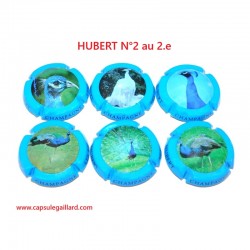 Série de 6 Capsules de champagne  - HUBERT N°3 au 3.e