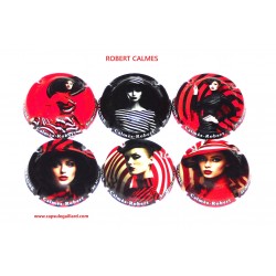 SERIE DE 6 CAPSULES DE CHAMPAGNE - ROBERT CALMES