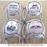 SERIE DE 4 CAPSULES DE CHAMPAGNE - ROUTE DU CHAMPAGNE 2025 N°A3 au A3.c