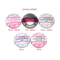 LOT DE 5 CAPSULES DE CHAMPAGNE CLAUDE LAURENT Dont 3 numérotées