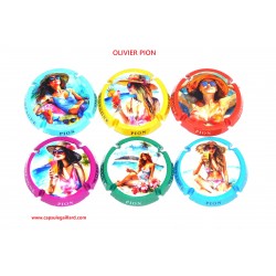 NEWS - SERIE DE 6 CAPSULES DE CHAMPAGNE - OLIVIER PION