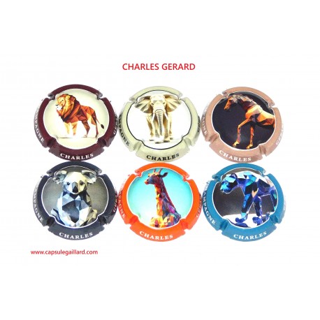 NEWS - SERIE DE 6 CAPSULES DE CHAMPAGNE - CHARLES GERARD