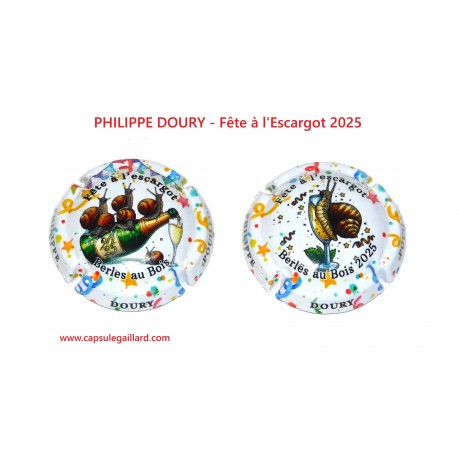 NEWS - 2 CAPSULES DE CHAMPAGNE PHILIPPE DOURY (Fête à l'Escargot 2025))