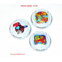 3 CAPSULES DE CHAMPAGNE DENIS MARX N°28 - 28.a et 28.d