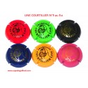 SERIE DE 6 CAPSULES DE CHAMPAGNE - LINE COURTILLIER N°9 au 9.e