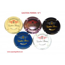 SERIE DE 5 CAPSULES DE CHAMPAGNE - GASTON PERRIN N°1