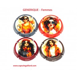 NEWS - Série de 4 Capsules de champagne - GENERIQUES (Femmes 2025)