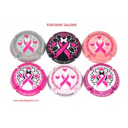 NEWS - Série de 6 Capsules de champagne - FONTAINE SALOME (Octobre Rose 2025)