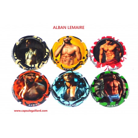 NEWS - Série de 6 Capsules de champagne - ALBAN LEMAIRE (Hommes 2025)