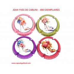 NEWS - Série de 4 Capsules de champagne - JEAN YVES DE CARLINI (480 Exemplaires)