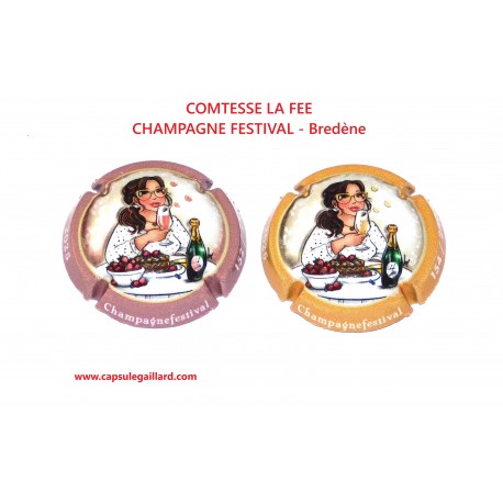 NEWS -Série de 2 Capsules de champagne - COMTESSE LA FEE