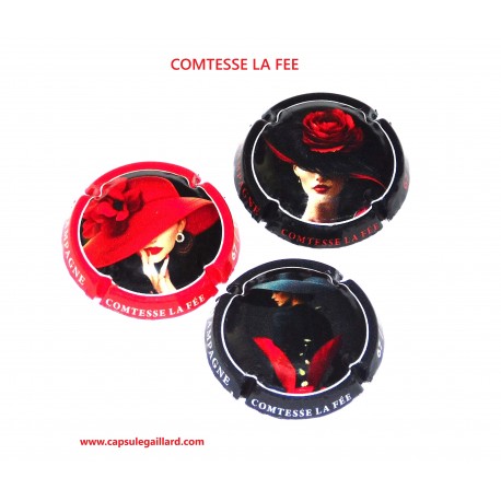 NEWS -Série de 3 Capsules de champagne - COMTESSE LA FEE