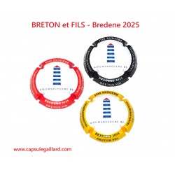 NEWS -Série de 3 Capsules de champagne - BRETON et FILS