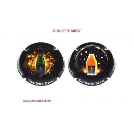 NEWS - 2 Capsules de champagne - GUILLETTE BREST (Bredène 2025)