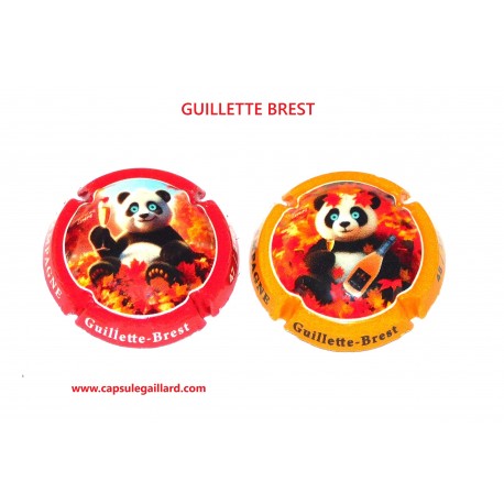NEWS - 2 Capsules de champagne - GUILLETTE BREST (Bredène 2025)