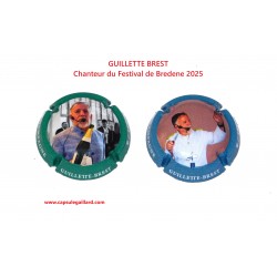 NEWS - 2 Capsules de champagne - GUILLETTE BREST (Bredène 2025)