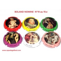 SERIE DE 6 CAPSULES DE CHAMPAGNE - BOLAND NOPMINE