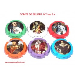 2 ème SERIE DE 6 CAPSULES DE CHAMPAGNE - COMTE DE BRISFER  