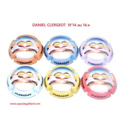 SERIE DE 6 CAPSULES DE CHAMPAGNE - CLERGEOT DANIEL N°14