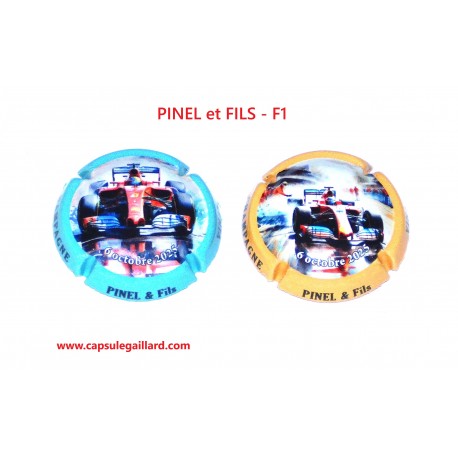 2 CAPSULES DE CHAMPAGNE - PINEL et FILS - F1