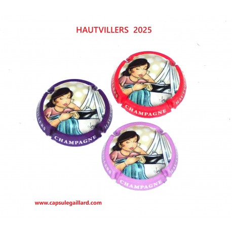 SERIE DE 3 CAPSULES DE CHAMPAGNE - HAUTVILLERS 2025