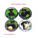 SERIE DE 4 CAPSULES DE CHAMPAGNE - PETIT GHISLAIN 480 Exemplaires