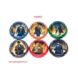 SERIE DE 6 CAPSULES DE CHAMPAGNE - POIROT