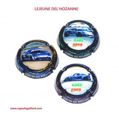 SERIE DE 3 CAPSULES DE CHAMPAGNE - LEJEUNE DEL'HOZANNE