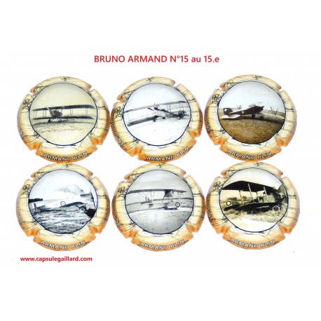 NEWS - SERIE DE 6 CAPSULES DE CHAMPAGNE - ARMAND BLIN N°15