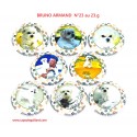 SERIE DE 8 CAPSULES DE CHAMPAGNE - BRUNO ARMAND N°23