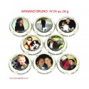 SERIE DE 8 CAPSULES DE CHAMPAGNE - BRUNO ARMAND N°24