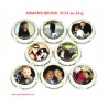 SERIE DE 8 CAPSULES DE CHAMPAGNE - BRUNO ARMAND N°24