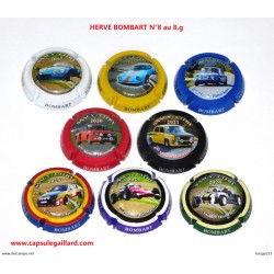 Série de 8 Capsules de champagne - BOMBART HERVE N°8 au 8.g