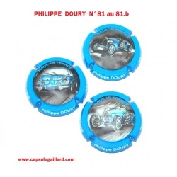 3 Capsules de champagne - Philippe DOURY N°81, 81.a et 81.b