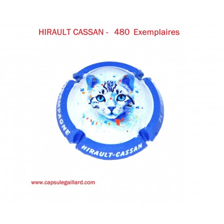 CAPSULE DE CHAMPAGNE - HIRAULT CASSAN 480 Exemplaires