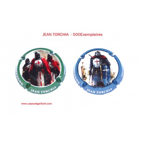 2 CAPSULES DE CHAMPAGNE - JEAN TORCHIA 500 Exemplaires