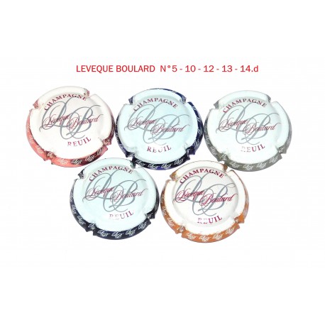 3 CAPSULES DE CHAMPAGNE - LEVEQUE GOULARD