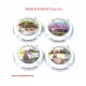 SERIE DE 4 CAPSULES DE CHAMPAGNE VADIN PLATEAU  N°22 au 22.c
