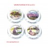 SERIE DE 4 CAPSULES DE CHAMPAGNE VADIN PLATEAU  N°22 au 22.c