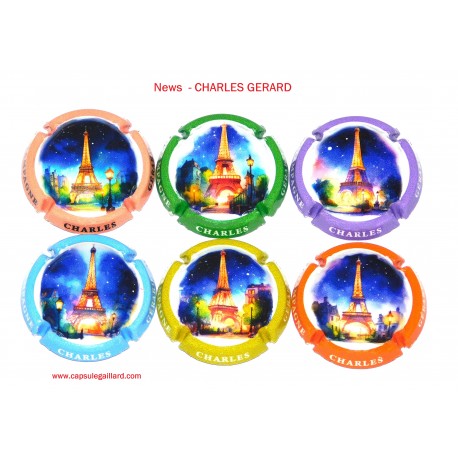 News - Série de 6 Capsules de Champagne CHARLES GERARD