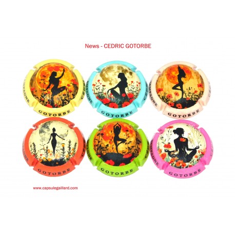 News - Série de 6 Capsules de Champagne CEDRIC GOTORBE