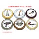 SERIE DE 6 CAPSULES DE CHAMPAGNE - COURTY LEROY N°12r au 12w