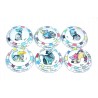 N°92 - SERIE DE 6 CAPSULES DE CHAMPAGNE - PHILIPPE DOURY "les chats"