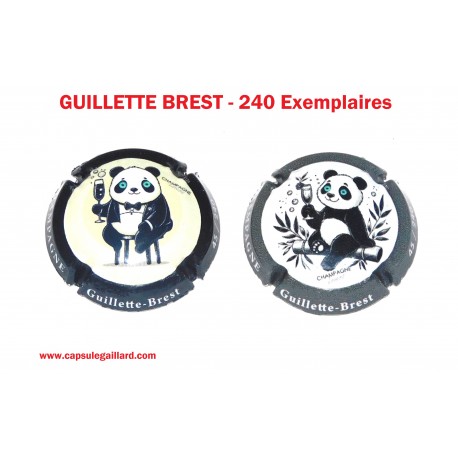 2 CAPSULES DE CHAMPAGNE - GUILLETTE BREST - 240 Exemplaires