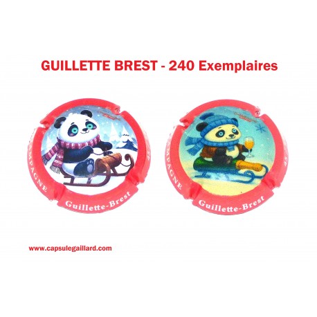2 CAPSULES DE CHAMPAGNE - GUILLETTE BREST - 240 Exemplaires