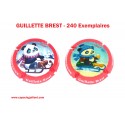 2 CAPSULES DE CHAMPAGNE - GUILLETTE BREST - 240 Exemplaires