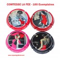 SERIE DE 4 CAPSULES DE CHAMPAGNE - COMTESSE LA FEE - 100 Exemplaires