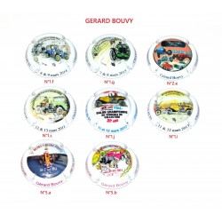 LOT DE 9 CAPSULES  DE CHAMPAGNE - GERARD BOUVY