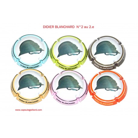 SERIE DE 6 CAPSULES DE CHAMPAGNE - DIDIER BLANCHARD N°2