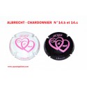 2 CAPSULES DE CHAMPAGNE - ALBRECHT CHARDONNIER N°14.b et 14.c
